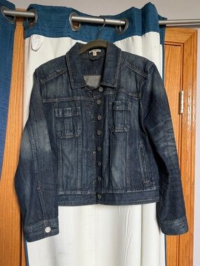 Classic Dark Blue Denim Jacket